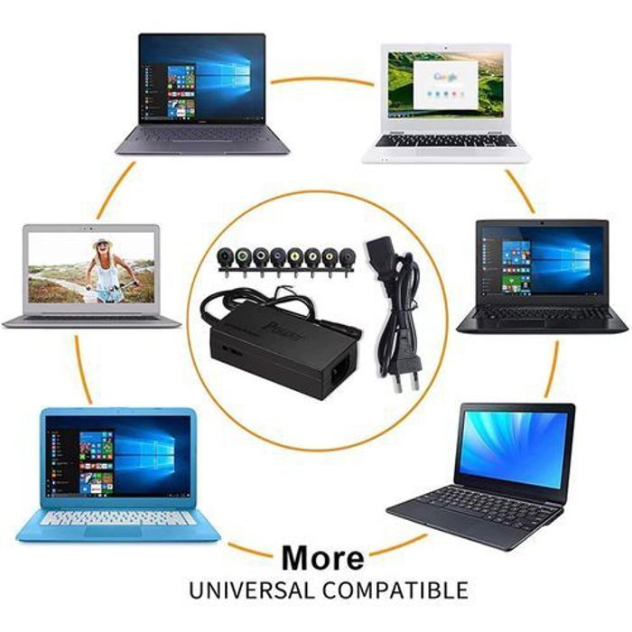 Chargeur Pc Portable 12 - 24V Avec Toutes Les Sorties De Presque Tout Les Pc