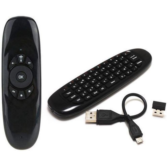 Télécommande Bluetooth Sans Fil / Tv Android & Box Tv & Pc 2.4Ghz Usb Air Mouse