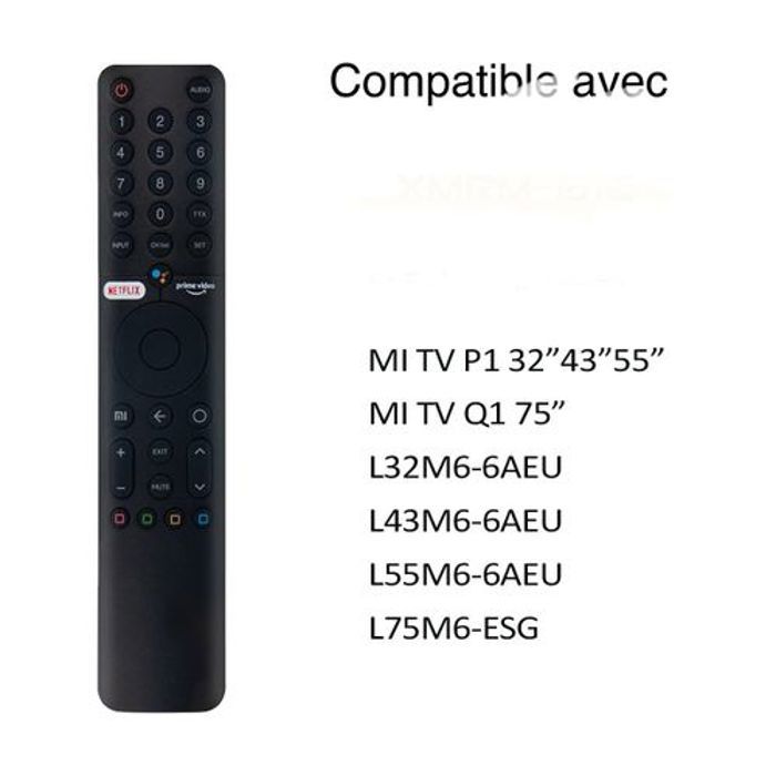 Télécommande Bluetooth Compatible Avec Téléviseurs Xiaomi