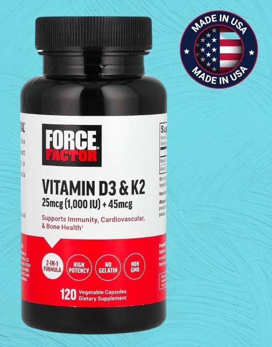 D3 K2, 120 capsules végétales