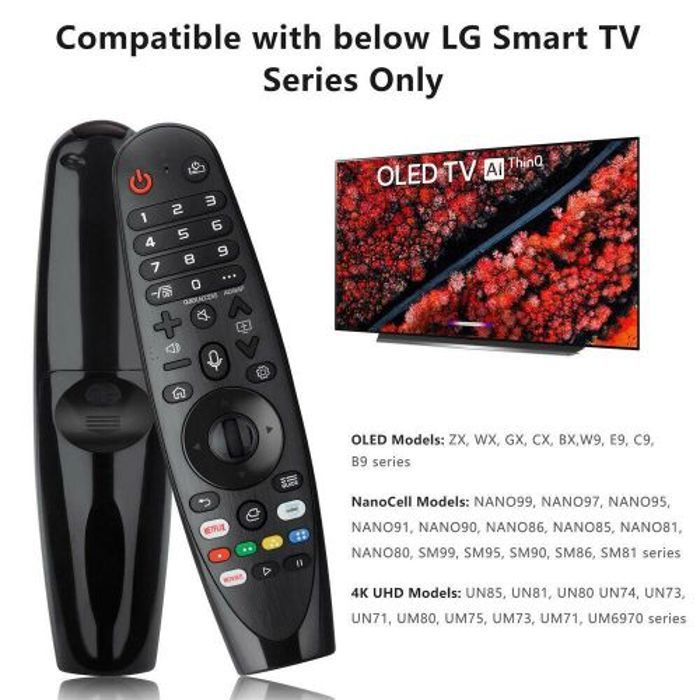 Magic Télécommande Akb75855501 Pour Lg An-Mr20Ga An-Mr19Ba Smart Tv 4K 8K