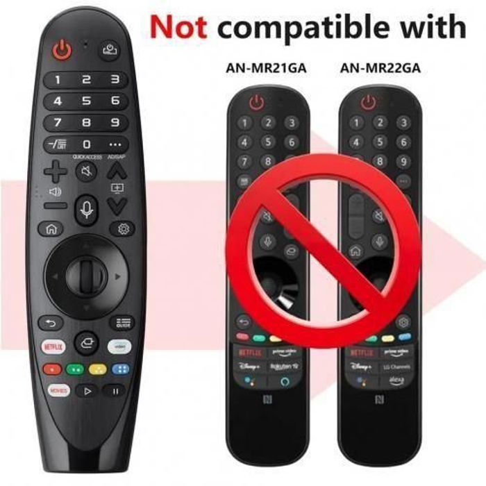 Télécommande Compatible Avec  Lg Magique Fonctionne Directement Avec Un Téléviseur Sans Connecteur