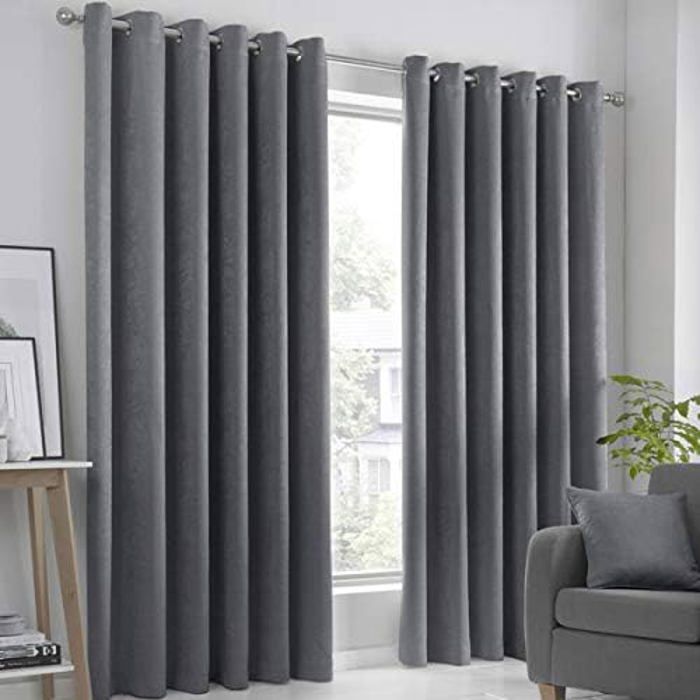 Rideau Velours gris  2,3mx2,8m