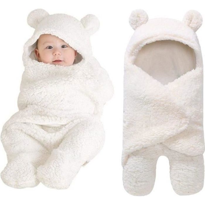 Couverture de réception pour nouveau-né, emmaillotage, Sac de couchage pour bébé