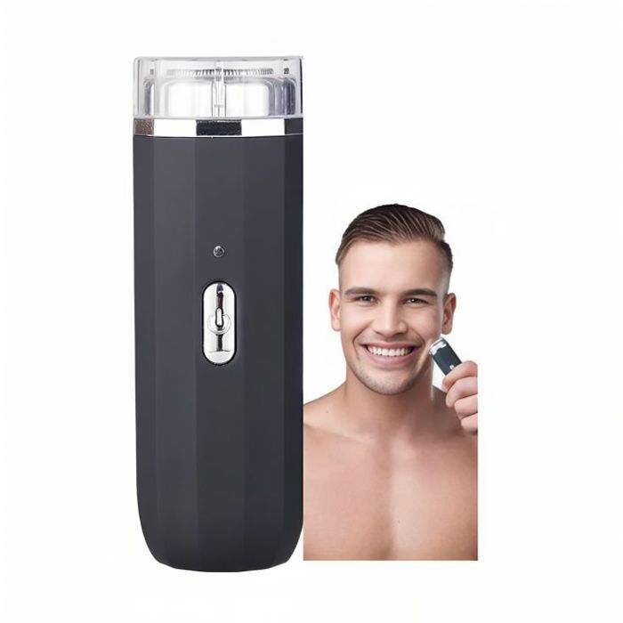 Tondeuse électrique pour Hommes, RASOIR FLOTTANT PORTABLE RECHARGEABLE 6D, BXL-822  BLEU