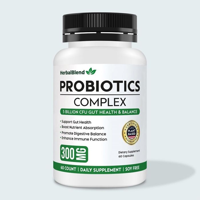 Probiotiques Complex 5 Milliards UFC – Équilibre Intestinal, Digestion & Renforcement Immunitaire – 60 Gélules