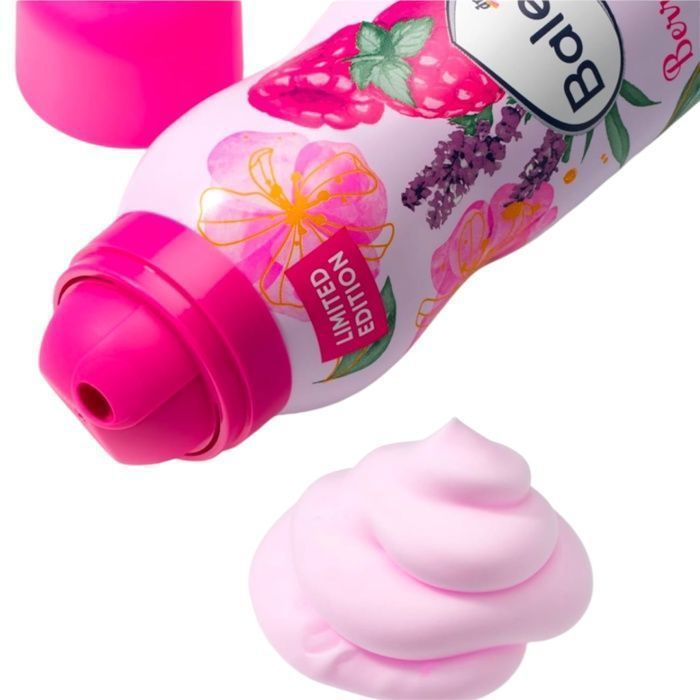 Mousse à raser - Baléa - Berry Blossom - 150 ml - Peaux sensibles - Parfum framboise et lavande - Marjane Mall - Image 2