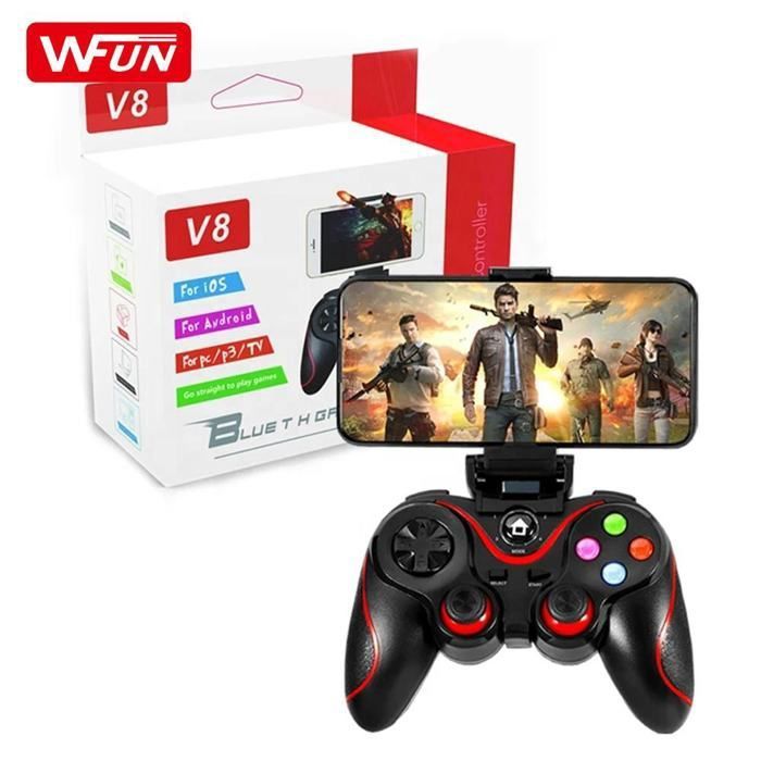 Contrôleur de jeu avec support pour smartphone, PC, PS3, Switch, Android, IOS, TV Box couleur aléatoire