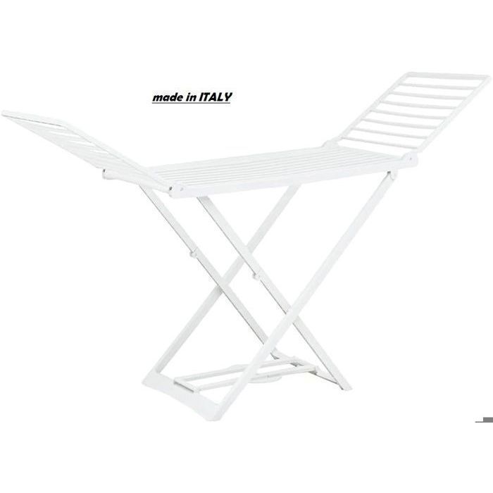 Séchoir à Linge - GENERIC - Plastique  - Blanc - Repliable