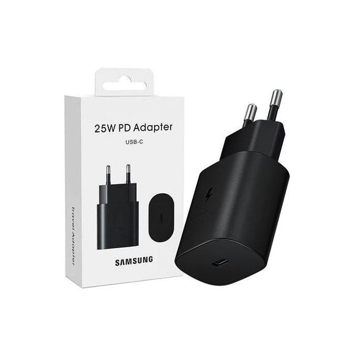Chargeur secteur RAPIDE 25W, Port USB Type C (sans câble)