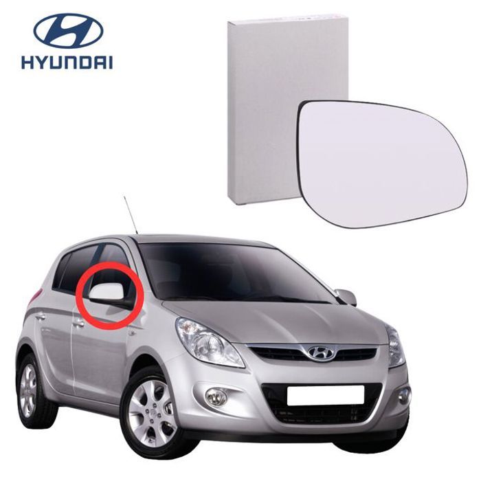 Verre Retroviseur Droit pour Hyundai I20