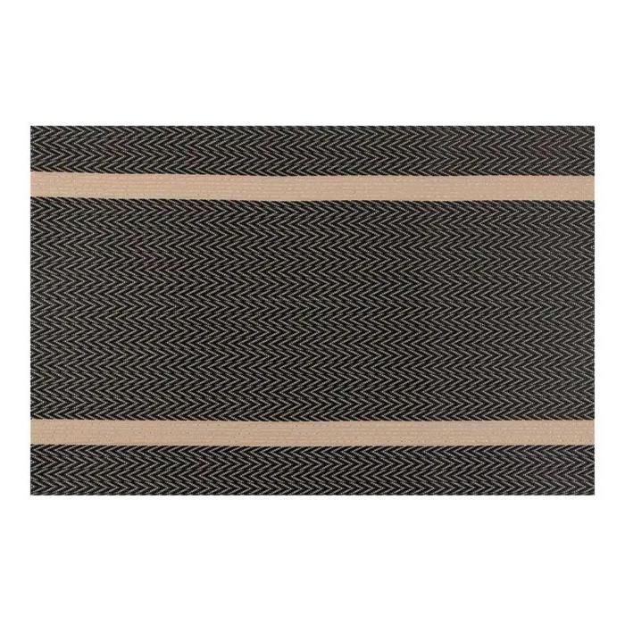 1set de table anti tache couleur marron 45cm/30cm