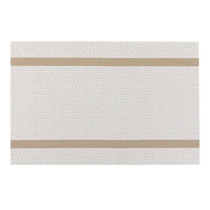 1sets de table anti tache couleur beige 45cm/30cm