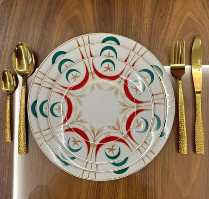 Service de table nejma ou helal 24 pièce