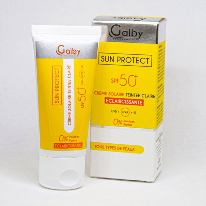 Galby Sun Protect Écran Solaire Teinté Claire Spf 50+ (50ml)