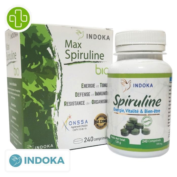 INDOKA SPIRULINE 240 comprimés