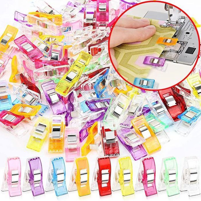 20 PCS Pinces à coudre en plastique pour bricolage, crochet, vêtements