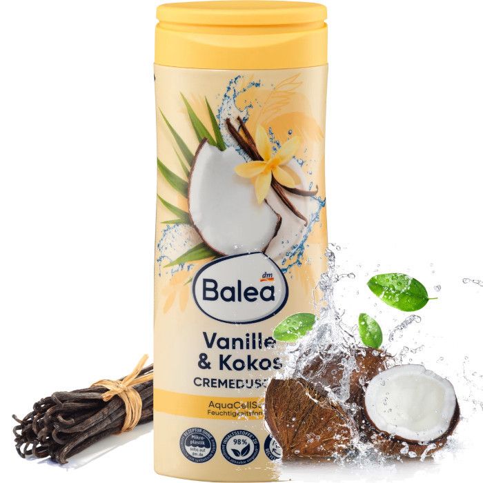 Balea Gel douche CREME DE DOUCHE - DE BAIN Cremedusche Vanille et Cocos 300ml
