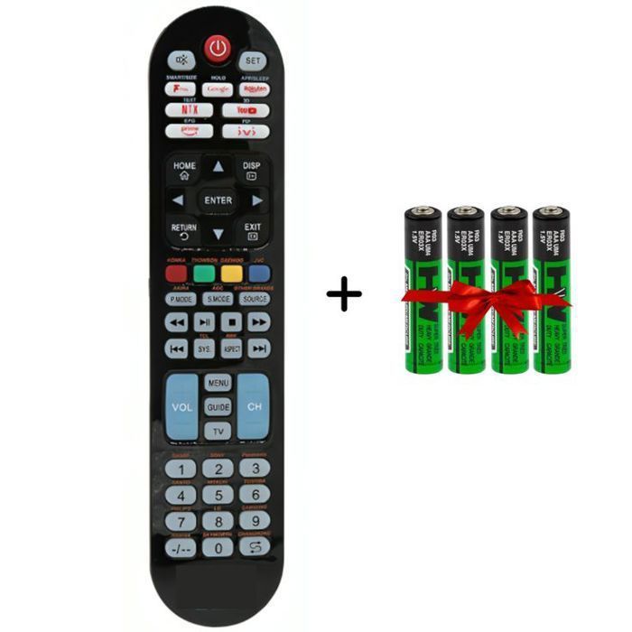 Télécommande Universelle RM-L1107+X – Compatible avec Samsung, LG, Sony, Philips, Sharp, Panasonic, TCL et Toshiba