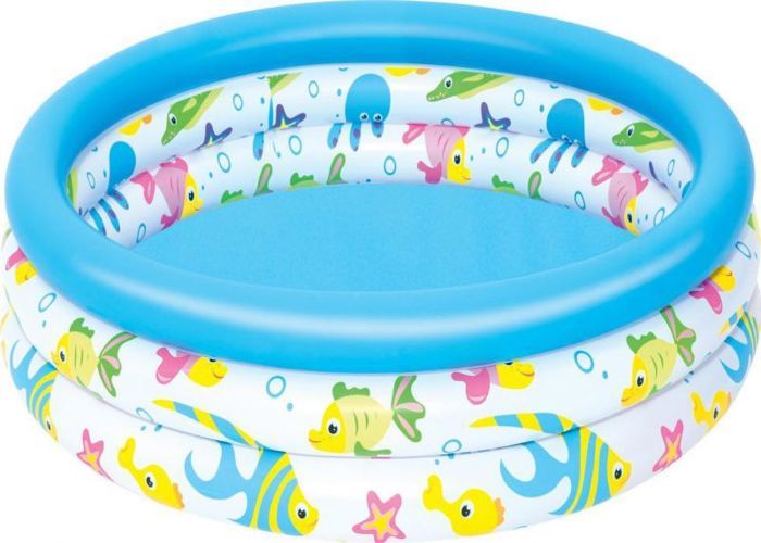 Piscine complete - kit piscine Bestway - B51008 - Piscine gonflable Rybki 102cm (51008)