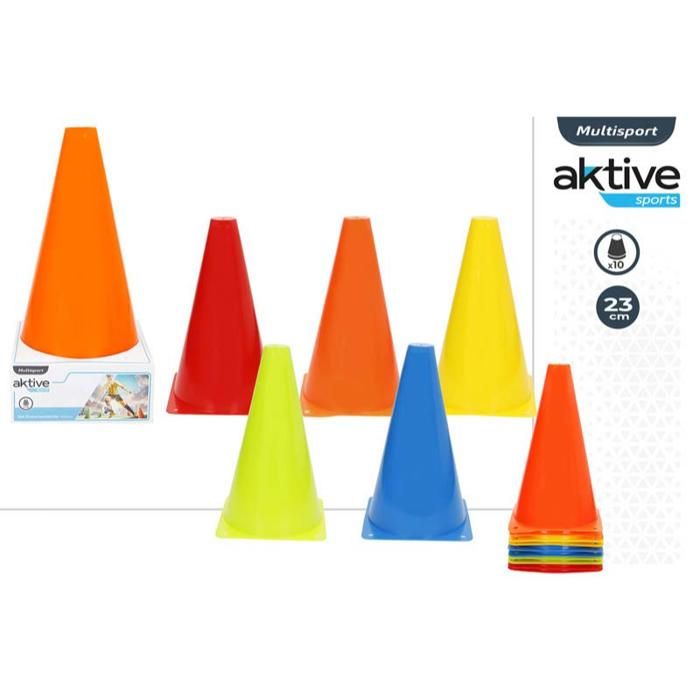 AKTIVE-SET 10 CÔNES 23CM D'ENT