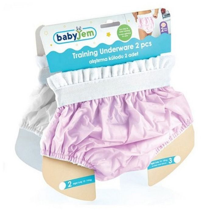 BABYJEM SOUS-VÊTEMENTS D'ENTRAÎNEMENT 2 PCS / ROSE