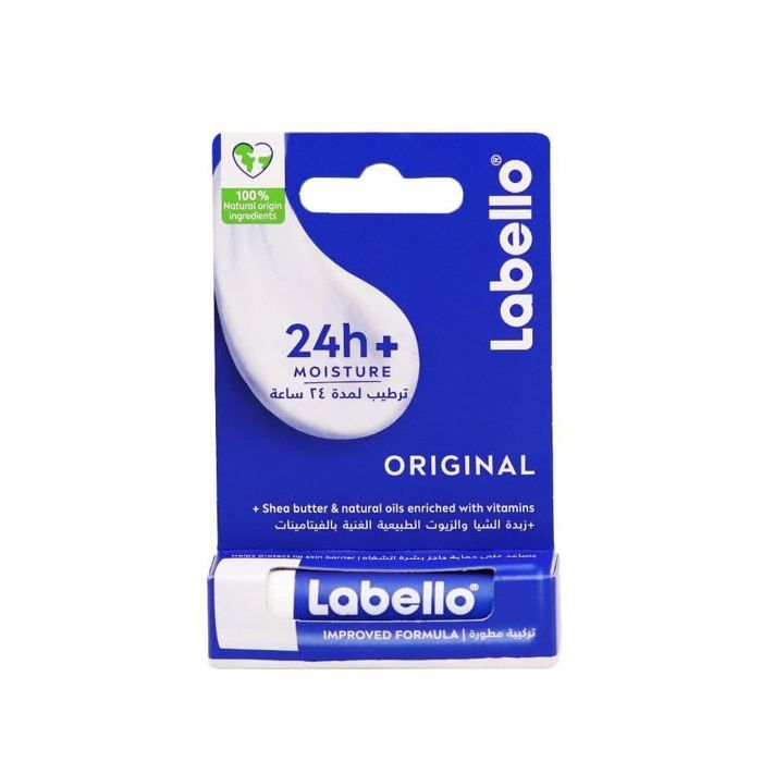Labello Original Lip Balm 4.8g: 24-Hour Hydration for Soft Lips