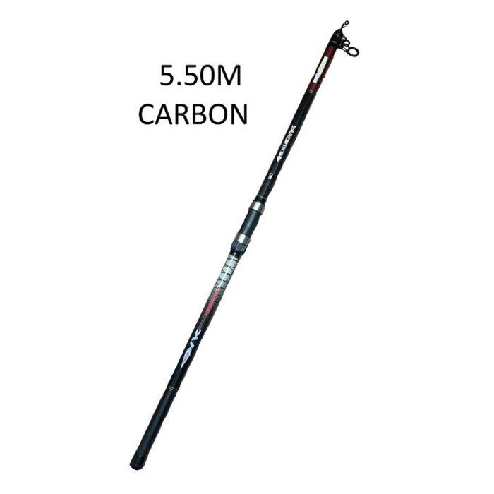 Canne a peche telescopique KOBRA FISHING SONIC 5.50m 100%carbon 200-350G