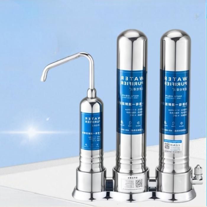 Filtre à eau en acier inoxydable pour cuisine