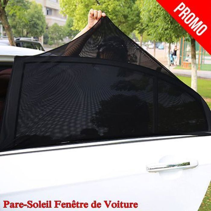 Pare-soleil, Rideau écran cache solaire pour Vitre fenêtre Arrière de voiture