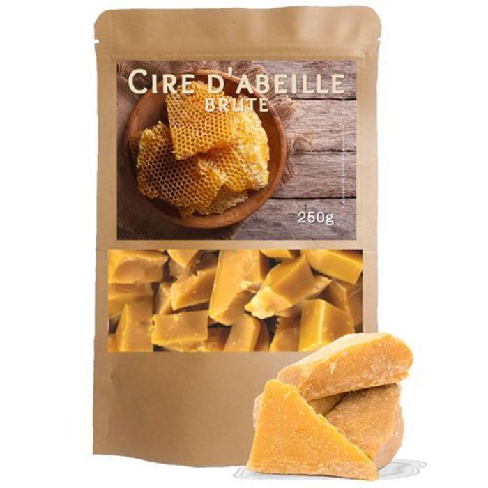 Cire d'Abeille Brute et Naturelle. Epilation, bougies, cirage. 250g