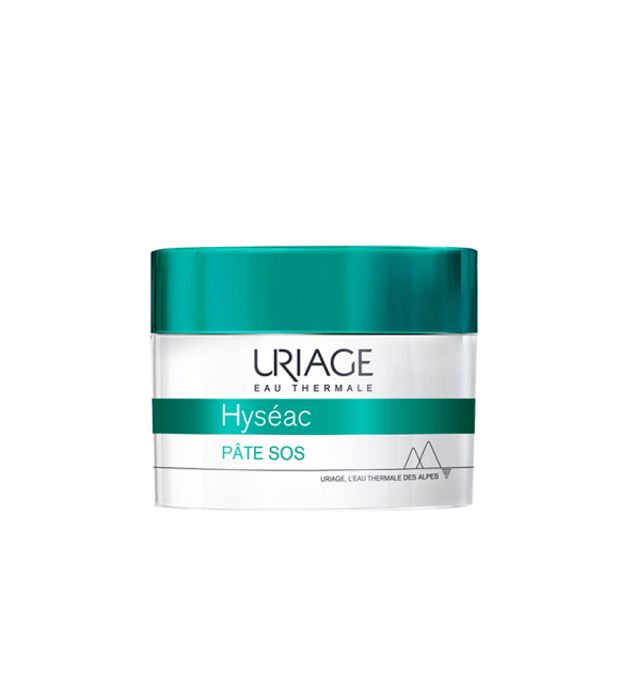 Soin Local - URIAGE - HYSEAC PATE SOS - 15 g - Hypoallergénique - Peaux grasses - Baume
