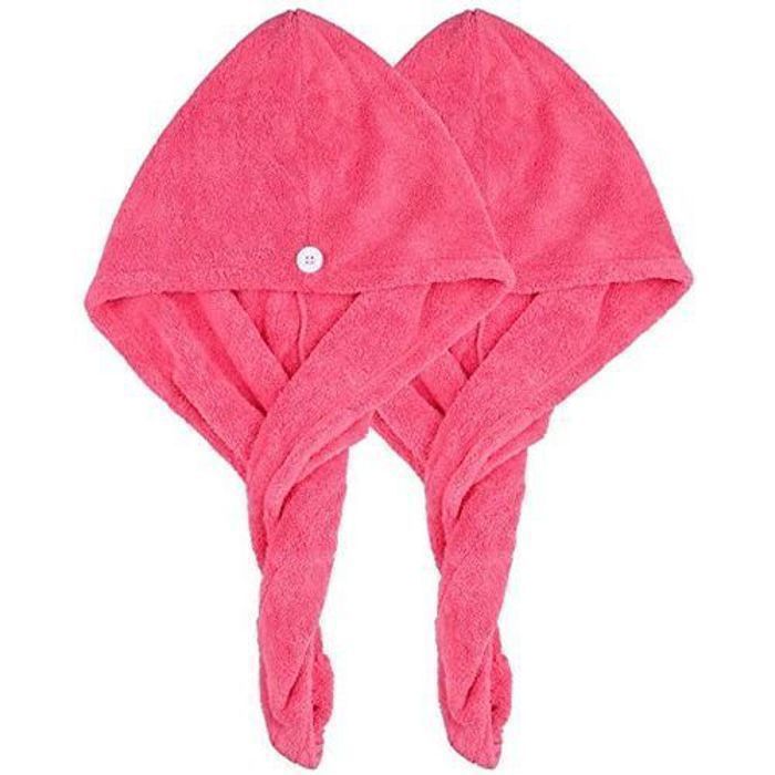 Serviettes microfibre - Cimary - Pack de 2 - Super absorbantes - Douces - Sèche rapidement