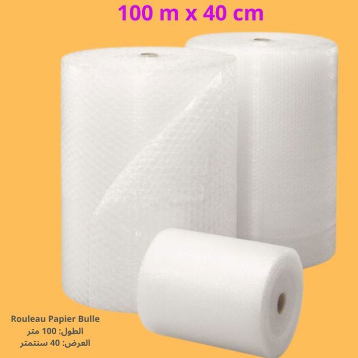 Rouleau Papier Bulle (100 m x 40 cm) film d'emballage,déménagement et protéger produits légers