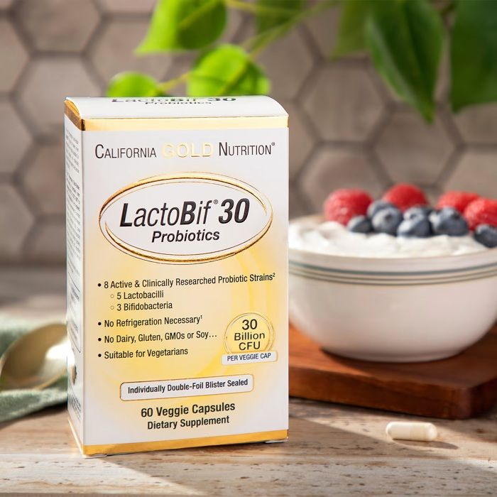 Probiotiques LactoBif® 30, 30 milliards d'UFC, 60 CapsVég