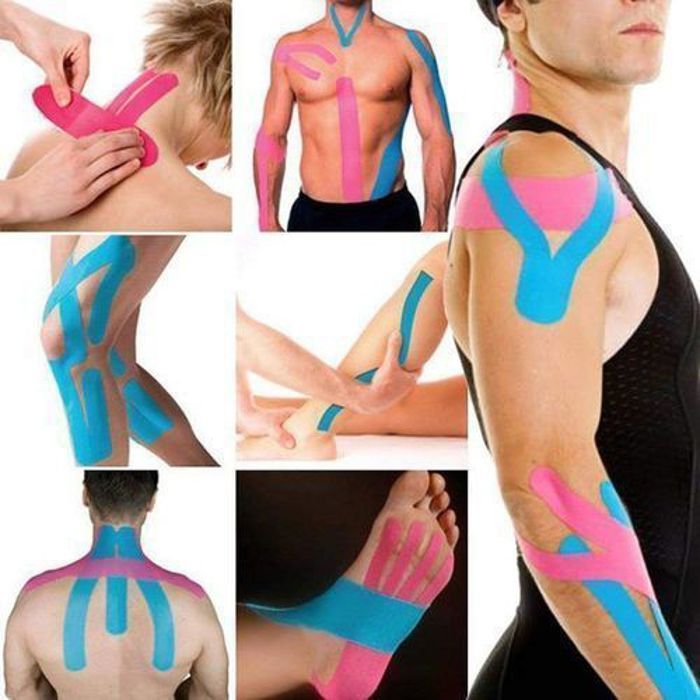 Pansement thérapeutique pour Taping Kinesiologique 5cm x 5m Kinesiology