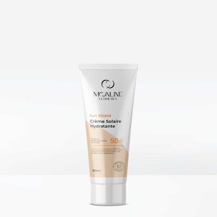 Sun Shield - Crème Solaire Hydratante SPF 50, 50ml
