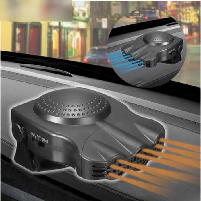 Ventilator 12V Chauffage de voiture et dégivreur de fenêtre