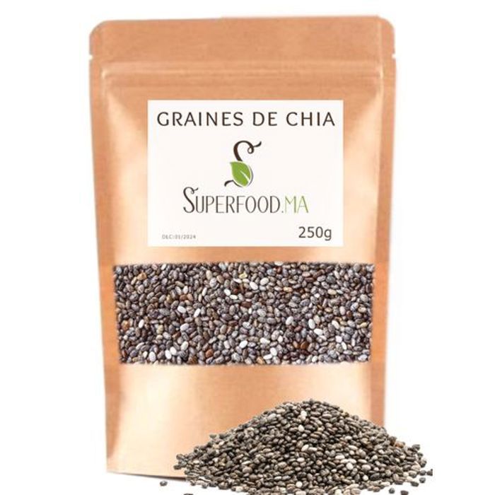 Graines de Chia - Non spécifié - 250g - Minceur - Omega 3 - Prébiotique
