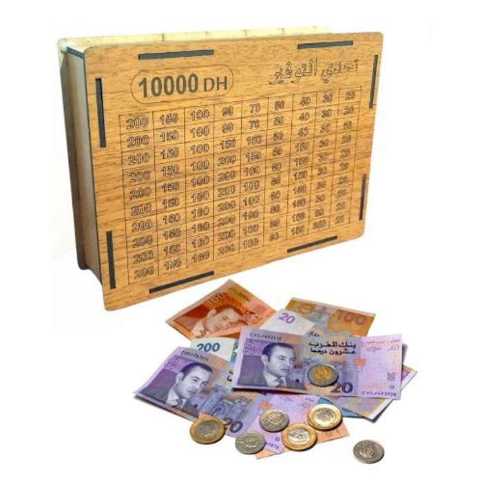 La tirelire Du Défi Pour Un Bon Epargne 10 000 DH