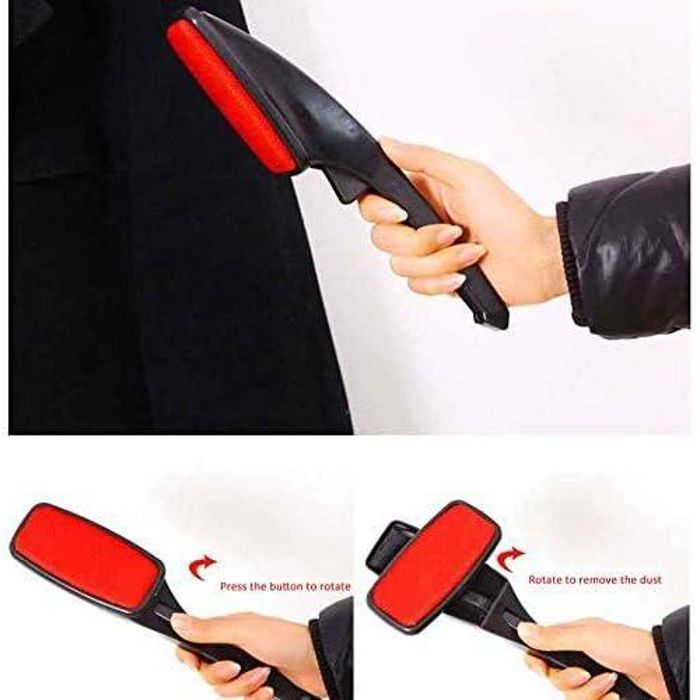 Portable Anti-Peluches Rotatif Antistatique Brosse Collante poussière épilateur vêtements Pull Laine Brosse Brosse de Nettoyage