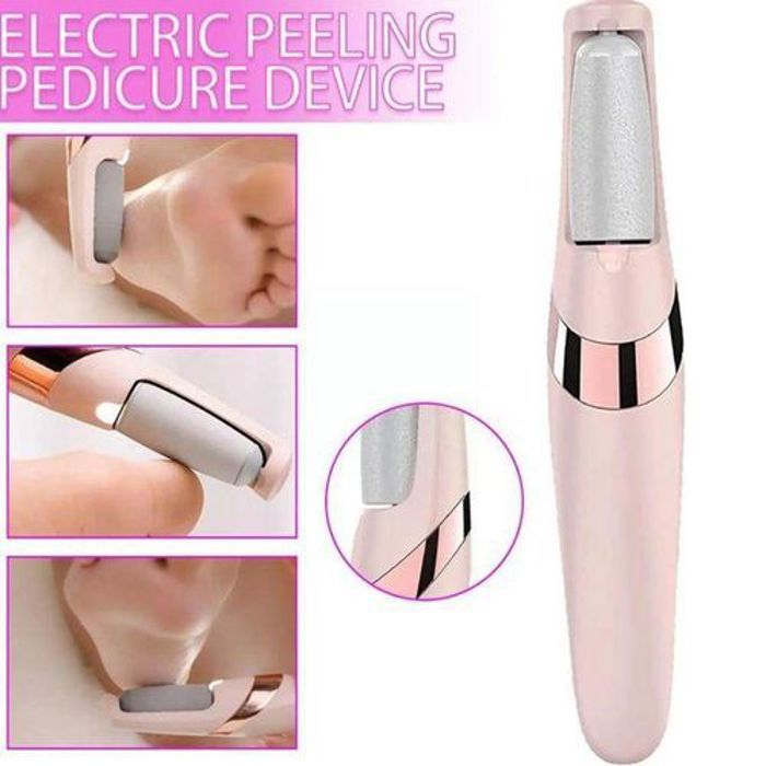 Machine électrique de soins des pieds - USB - 2 vitesses - 2 têtes de rouleau - Ergonomique - Efficace