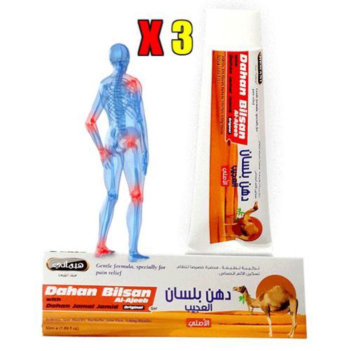 Gel pour les articulations - HEMANI - Dahan Bilsan Al-Ajeeb - 100 ml - Sans parabène - Analgésique