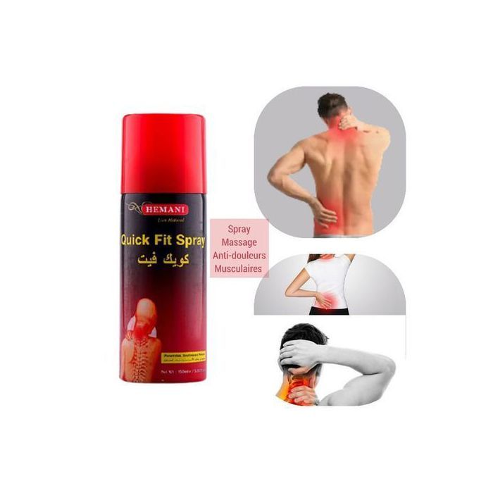 Spray - Soulagement douleur - Anti-inflammation - Sans parabène - Mixte