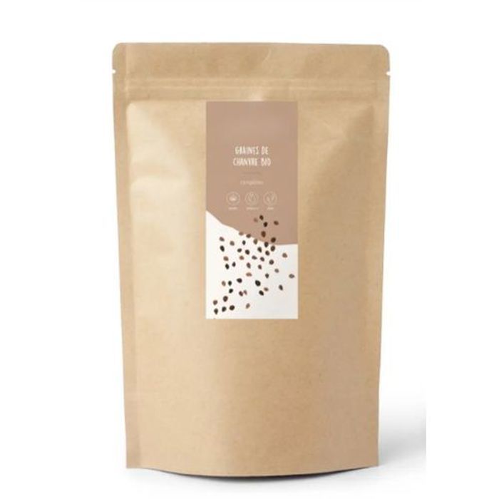 SOLTANIA Graines de chanvre BIO sans additif et 100% naturelles