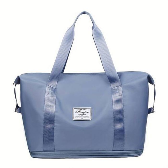 Sac à main de travel, gym, Sac de sport, Sac à bandoulière de Vêtements, voyage Bleu