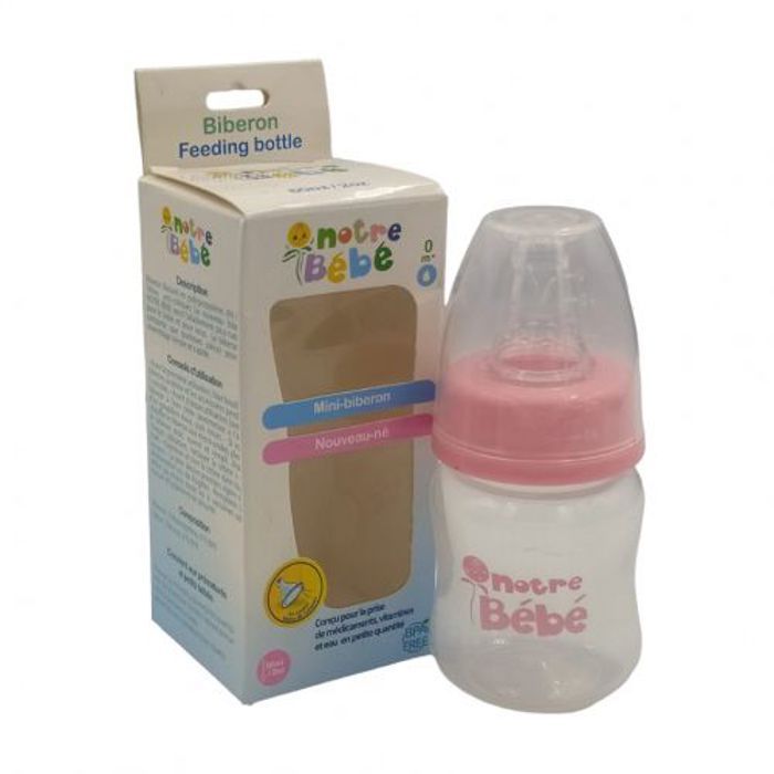 Notre bébé MINI BIBERON 60 ML C10 ROSE