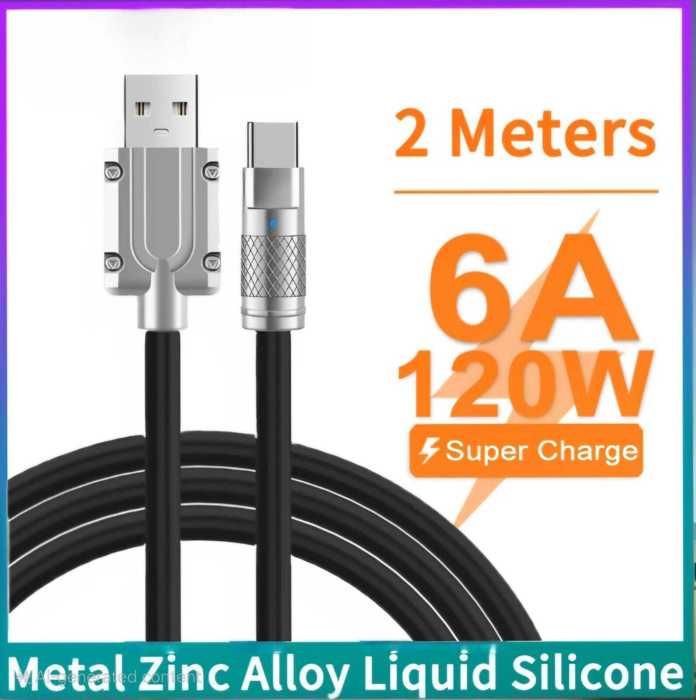 Câble USB-C 120W – Charge rapide et transfert de données – Compatible tous smartphones