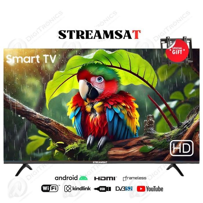 Smart TV 32" - STREAMSAT - ST-32 - HD Ready - Android 14 - Wifi Connecté