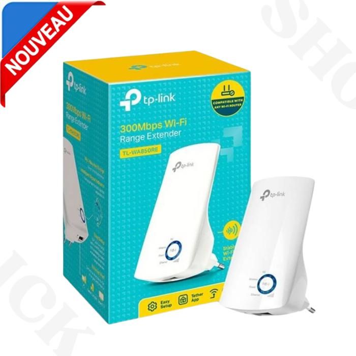 Répéteur WiFi / Point d’accès WiFi 4 N300 Mbps – Port Ethernet (TL-WA850RE)